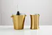 American Metalcraft GDWW5 Wine Bucket Cooler, 5.5" Dia x 8.25" H, Gold, Stainless Steel, 1 Bottle 2 image