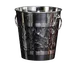 American Metalcraft WB9 Wine Bucket, 5 Qt 1‑Bottle, 8" Dia x 8½" H Hammered Stainless Steel 1 image