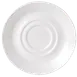Steelite 11010158 Double Well Saucer, 5.75" x 0.75" Ceramic, Dishwasher & Oven Safe - 36/Case 1 image