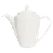 Steelite 11010831 Madison Coffee Pot, 21 Oz (8.13 x 14.0), Ceramic With Lid - 6/Case 1 image