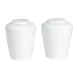 Steelite 11010841 Madison Salt Shaker, 2.25" x 3.0" Ceramic, Dishwasher/Oven Safe to 530°F - 1 Dozen 1 image