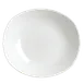 Steelite 11070585 Zest Oval China Platter, 12.0" x 10.13" x 2.12", Vitrified, 530°F/275°C - 6/Case 1 image