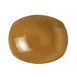 Steelite 11210587 Zest Platter Oval, 8.0" x 7.75" x 1.75", Mustard China, Oven Safe 530°F - 24/Case 1 image