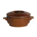 Steelite 1123B828 - 15 Oz Soup Bowl, Mocha China, 6.5" x 4.875" x 2.25", Oven Safe 530°F, 6/Case 1 image