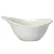 Steelite 11280519 - 9 oz Freeform China Bowl, 6" x 4.75" x 2.5", Oven Safe to 530°F - 1 Dozen 1 image