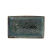 Steelite 11300550 - Blue Rect Tray, 10.625" x 6.5" x 0.875", Oven Safe 530°F, Narrow Rim - 6/Case 1 image