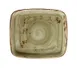 Steelite 11310342 Oblong Roaster, 2.5 Qt Green Vitrified, 12" x 10" x 2" Oven Safe 530°F - 6/Case 1 image