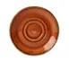 Steelite 11330158 Double-Well Terracotta Saucer, 5.75" x 0.75", Oven Safe to 530°F/275°C - 36/Case 1 image