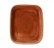 Steelite 11330331 Oblong Roaster 4‑Qt Terracotta Ceramic 14" x 12" x 2.125" Oven Safe 530°F - 6/Case 1 image