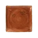 Steelite 11330553 - Square Tray, 10.5" x 10.5" x 0.75", Terracotta Ceramic Oven Safe to 530°F, 6/Case 1 image