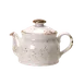 Steelite 11550367 Teapot Club with Lid, 15 oz White Ceramic, 6.75" x 4.375" x 8" - 6/Case 1 image