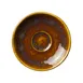 Steelite 1202X0043 - Liv Saucer, 5.0" x 0.75" Amber Vesuvius, Ceramic Safe 530°F/275°C - 1 Dozen 1 image