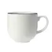 Steelite 12060623 China Mug – 12 oz (4.875" x 3.625" x 3.375") Ceramic, Asteria Finish - 1 Dozen 1 image