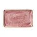 Steelite 12100550 Rectangle Tray, Raspberry Ceramic, 10.625" x 6.5", Rim, Oven Safe 530°F - 6/Case 1 image