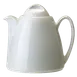 Steelite 1340X0025 Coffee Pot, 21‑oz, 6.125"×5.0"×5.63" China with Lid, Oven Safe to 530°F - 6/Case 1 image