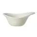 Steelite 1401X0075 - Oval 6" White Ceramic Bowl, 9 oz, General Use, Scape Finish - 1 Dozen 1 image