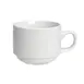 Steelite 1403X0133 - 7 Oz Stack Cup, 4.25"x3.125"x2.5", Ceramic, Oven Safe 530°F/275°C - 1 Dozen 1 image