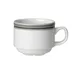 Steelite 1405X0133 Stack Cup, 7 oz, 4.25" x 3.125" x 2.5" Truffle Ceramic, Oven Safe 530°F - 1 Dozen 1 image