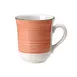 Steelite 15320349 Club Mug, 10 oz Pink Ceramic, 4.5" x 1.84", Vitrified Oven 530°F/275°C - 36/Case 1 image