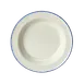 Steelite 17100215 - 12.75 Oz Soup Plate, 8.5" x 1.25" Round Blue China, Oven Safe 530°F - 24/Case 1 image
