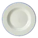 Steelite 17100314 - 14.5 oz Dapple Blue Pasta Bowl, 10.625" x 1.875" China, Oven Safe 530°F, 1 Dozen 1 image