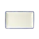 Steelite 17100550 Tray, 10.625" x 6.5" x 0.875", Dapple Blue China, Oven Safe to 530°F - 6/Case 1 image