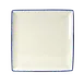 Steelite 17100553 - Blue Dapple Square Platter, 10.5"x10.5"x0.75", Oven Safe 530°F (275°C)- 6/Case 1 image