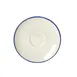 Steelite 1710X0043 Liv Saucer, 5.0" x 0.75" Blue Dapple China, Oven Safe 530°F (275°C) - 36/Case 1 image
