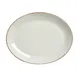 Steelite 17140142 Oval Coupe Platter, 12" x 9.375", Brown, Vitrified, Oven Safe to 530°F - 1 Dozen 1 image