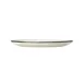 Steelite 17560141 Oval Coupe Platter, 11" x 8.5" Charcoal Dapple, China, Oven Safe 530°F - 1 Dozen 2 image