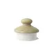 Steelite 17760181 - 5.0" Sandstone Ceramic Lid, Vitrified Oven Safe 530°F/275°C, Performance - 1 Dozen 1 image