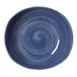 Steelite 17770586 Oval Platter, 10" x 9.5" x 2.125", Bluestone Ceramic, Oven Safe To 530°F - 1 Dozen 2 image