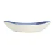 Steelite 17770586 Oval Platter, 10" x 9.5" x 2.125", Bluestone Ceramic, Oven Safe To 530°F - 1 Dozen 1 image