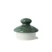Steelite 17780181 - 5.0" Jade Ceramic Lid for Pot, Vitrified, Oven Safe 530°F/275°C - 1 Dozen 1 image