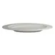 Steelite 41145ST1219 Oval Platter, 14" x 10.25" x 1.25", Tyfoon Bone China, Embossed Rim - 1 Dozen 2 image