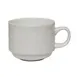 Steelite 4410RF015 - Folio Bone China Stack Cup, 8 Oz, 4.125" x 3.125" x 2.5", Stackable, - 1 Dozen 1 image