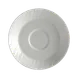 Steelite 4412RF016 - 5.875" Round Ruche Folio Saucer, Elegant Bone China, Dishwasher Safe - 36/Case 1 image