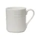 Steelite 4412RF023 - Stackable 12-13 Oz Bone China Mug, Ruche, 4.625" x 3.25" x 3.375" - 24/Case 1 image