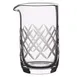 Steelite 4810R165 Mixing Beaker, 5.75 Oz (2.75" x 4.0") Diamond Glass, Rim Treatment - 1 Dozen 1 image