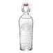 Steelite 49119Q068 Swing Top Bottle, 1.25 Qt (35‑45 Oz) 3.625" x 12.25", Soda Lime Glass – 6/Case 1 image