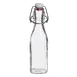 Steelite 4953Q514 Swing Top Bottle, 8.5 Oz (2.5" x 8.25"), Fully Tempered Glass Milk Juice - 28/Case 1 image
