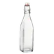 Steelite 4953Q675 Swing Top Bottle, 17.0 Oz (3.0" x 10.625"), Tempered Soda Lime Glass - 1 Dozen 1 image