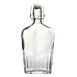 Steelite 4953Q677 Pocket Flask 17.0 Oz Swing Bottle 3.75" X 9.75" Soda Lime Bormioli Rocco - 30/Case 1 image