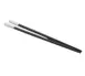 Steelite 5360S372 - Black Chopstick Set, 9-7/8" Length, Silver-Plated Tip, Table Accessory - 1 Dozen 1 image