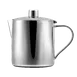 Steelite 5368S516 - 0.75 Qt (18-26 Oz) Stainless Steel Tea Pot with Lid, 5.25" x 3.375" x 4.875" 1 image