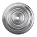 Steelite 5379S808 Plate Cover, Round 11" Folio, Stainless Steel Metal, 10-11" Diameter - 1 Dozen 1 image
