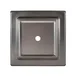 Steelite 5379S813 Plate Cover – 8.5" Square Folio Cloche, Stainless Steel, 8-9" Size - 1 Dozen 1 image
