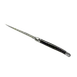 Steelite 5392S057 - 9" 1.2mm Serrated Steak Knife, Black Handle, 13/0 Steel, Laguiole - 6/Pack 2 image