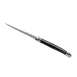 Steelite 5392S079 - 9" Steak Knife, 2.5 mm Stainless Steel Blade, Black Handle, Sharpened - 6/Pack 2 image