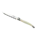 Steelite 5393S057 - 9" Serrated Steak Knife, 1.2 mm 13/0 Blade, Ivory Handle, Stamped, 8-9" - 6/Pack 1 image